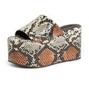 SIMON MILLER platform sandals SNAKES SZ 38 *BNIB*